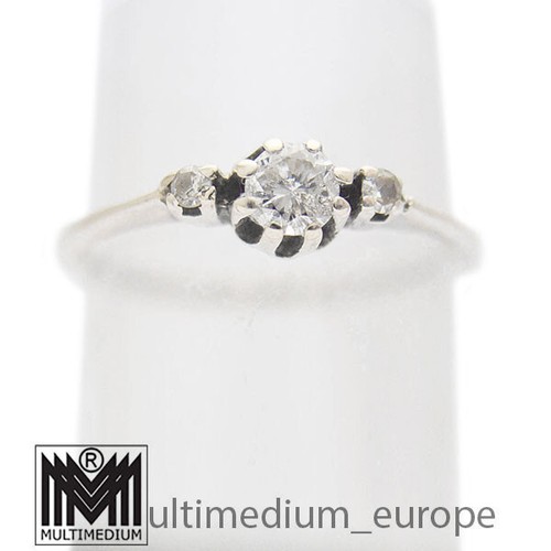 Vintage 333 weißgold ring - vintage,