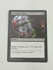 Magic the Gathering Einzelkarte Scorpion´s Sting bespielt