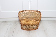 Vintage Rattan Puppenssel