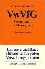 Verwaltungsverfahrensgesetz (VwVfG), Kommentar von Kopp,... | Buch | Zustand gut