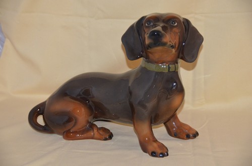 Dackel hund porzellan - -,