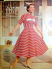 altes Modeheft Beyer von  1957  + Schnittmuster, tolle Damenunterwäsche