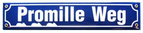 Promille weg 822 - weg,
