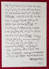 Robert Wilson, Kunstgemälde, Fluxus, Unikat, handsigniert, 2005