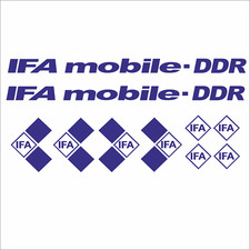 1 SET 30x14cm Aufkleber IFA