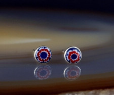 Ohrringe 925 Silber Blume