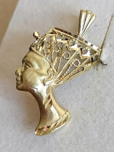 Gold kette anhänger nofretete - gold,