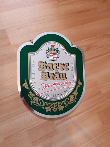 Werbeschild barre bräu 33x27 - werbeschild,