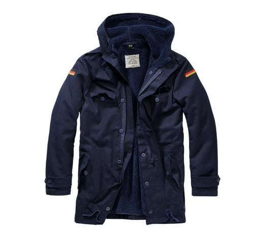Brandit parka flag 3163 - bw,
