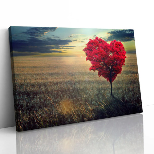 Rotes herz baum abstrakt - baum,