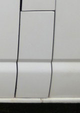 VW T5 Blende Abdeckung UNTER dem Tankdeckel weiß R902