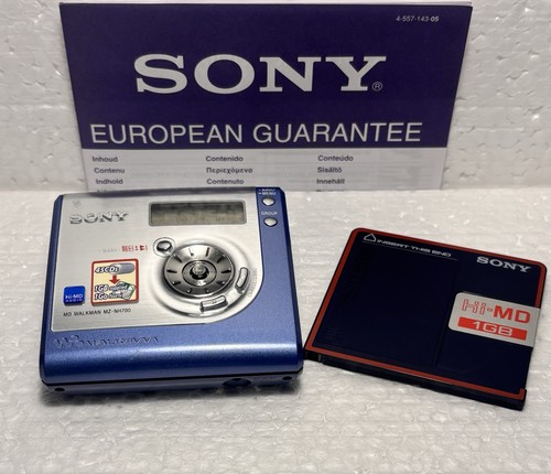 Sony minidisc mz - sony, mz-nh700