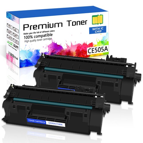 2pk ce505a toner - ce505a, cartridge