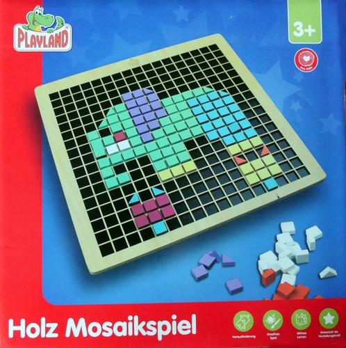 Mosaik steckspiel aus holz - steckspiel,