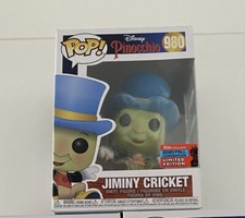 JIMINY CRICKET #980 Funko Pop! DISNEY Pinocchio 2020 FALL CONVENTION LIMITED