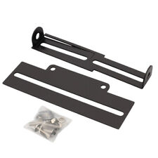 Motorrad Moped Quad universal Kennzeichenhalter schwarz alu mit Blinkerhalter