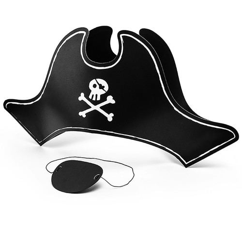 Piraten hut mit augenklappe - piraten,