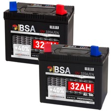 Rasentraktor Batterie 32Ah 12V Aufsitzmäher statt 30Ah 28Ah 26Ah Plus Pol Wahl