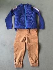 Tchibo Weste - Sweatshirt- Hose Set, 3xTeile,  Gr. 170/176, blau- super Zustand!