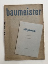 Gemälde und Zeichnungen von Willi Baumeister 1947 Hatje Verlag Mappe