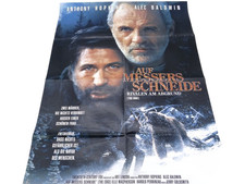 Auf Messers Schneide Altes Vintage Kino Film Plakat Poster A1 Gefaltet