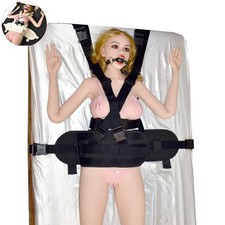 Abschließbare BDSM Klinik Oberkörper Fessel - Fetisch Bondage Erotik Bettfessel