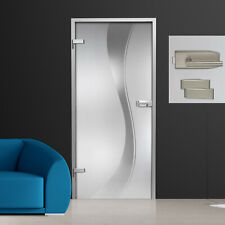 Komplettset Ganzglastür