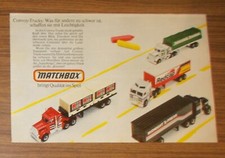 Seltene Werbung MATCHBOX