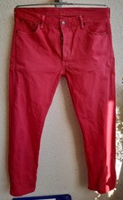 Levis 501 Herren Jeans Levi's 501 W36 L32 rot Vintage, SEHR GUT erhalten