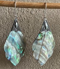 Ohrringe abalone pawa muschel - ohrringe,