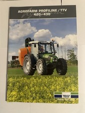 Prospekt DEUTZ-FAHR AGROFARM PROFILINE / TTV 420 / 430