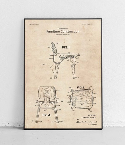 Eames lounge chair lcw - lounge,