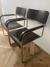 Bauhaus Freischwinger Sessel Stuhl, Modell B34 von Marcel Breuer 1930