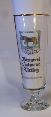 Weizenbierglas gutmann - weizenbierglas,