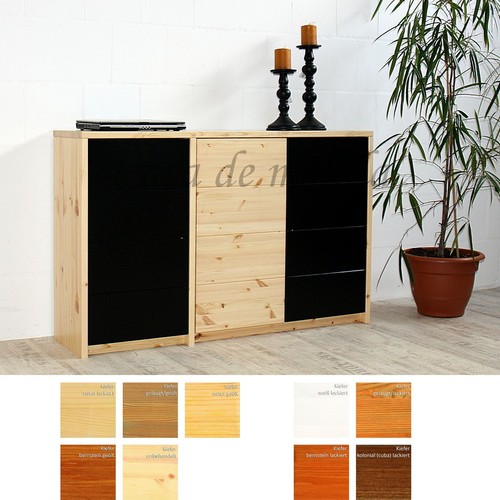 Massivholz kommode 134x84x33cm - massivholz,