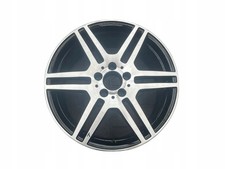 1x Alufelge 18 Zoll 8.0" 5x112 45ET Glanz Grau A2074011302 Mercedes-Benz Coupe