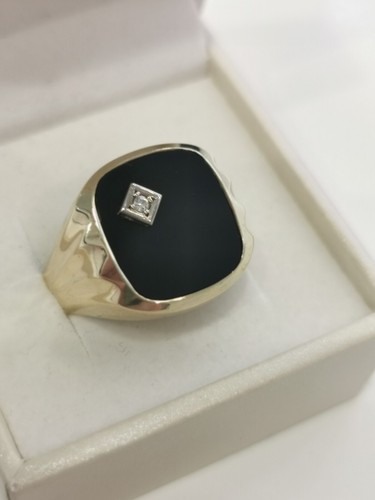 Herren siegelring mit onyx - herren,
