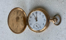 Taschenuhr 585 Gold, J.W. 14 K, 3 Deckeluhr, Herren Taschen Uhr, 78 g brutto,