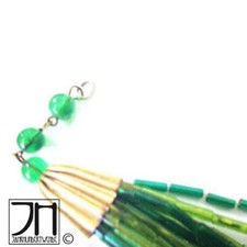 Grüne Modeschmuck Glas