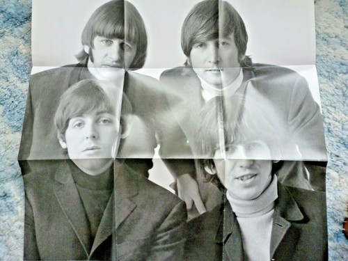Beatles poster from record - beatles,