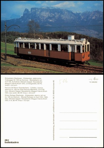 Eisenbahn rittnerbahn - eisenbahn,