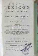Novum Lexicon Graeco-Latinum
