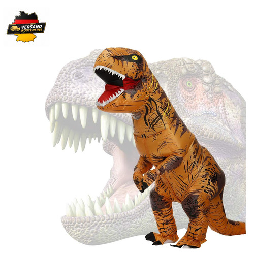 Aufblasbares dino kostüm - aufblasbares,