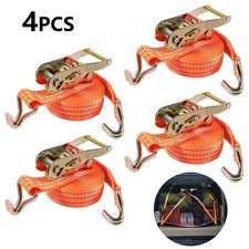 4x Spanngurte mit Ratsche und Haken Zurrgurte Spanngurt 4x 900kg 6m Meter DHL