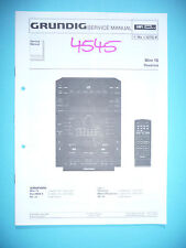 Service-Manual Grundig Mini 10/Ravenna  HiFi-Anlage, ORIGINAL