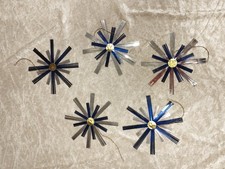 DDR Christbaumschmuck Sterne Fadenkugeln Weihnachten Erzgebirge 