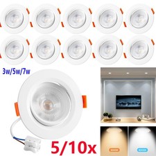 5/10X LED Spot Einbaustrahler