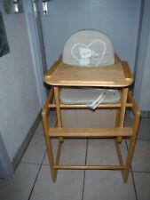 Kombi Hochstuhl : Kinderstuhl mit Kindertisch : Holz