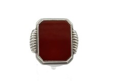 835/- Silberring, Karneol