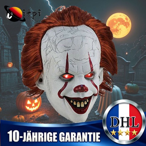 Grinsender horrorclown maske - grinsender,